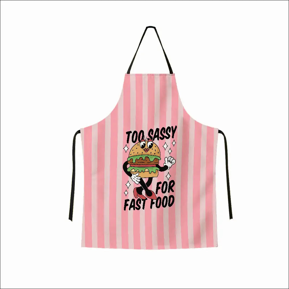 Too sassy for fast food Apron