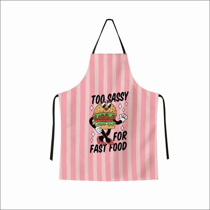 Too sassy for fast food Apron