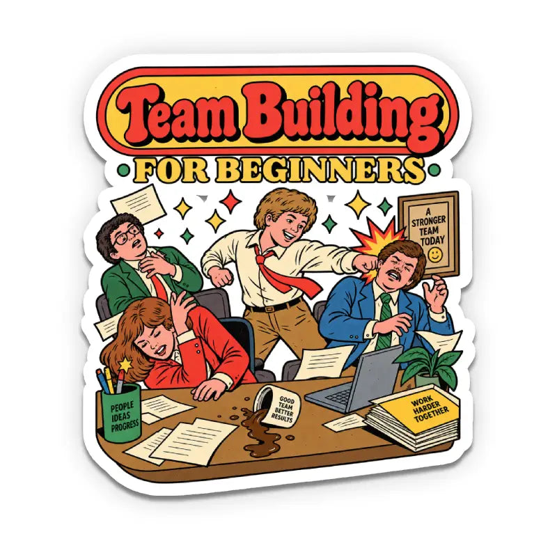 Team building Sticker