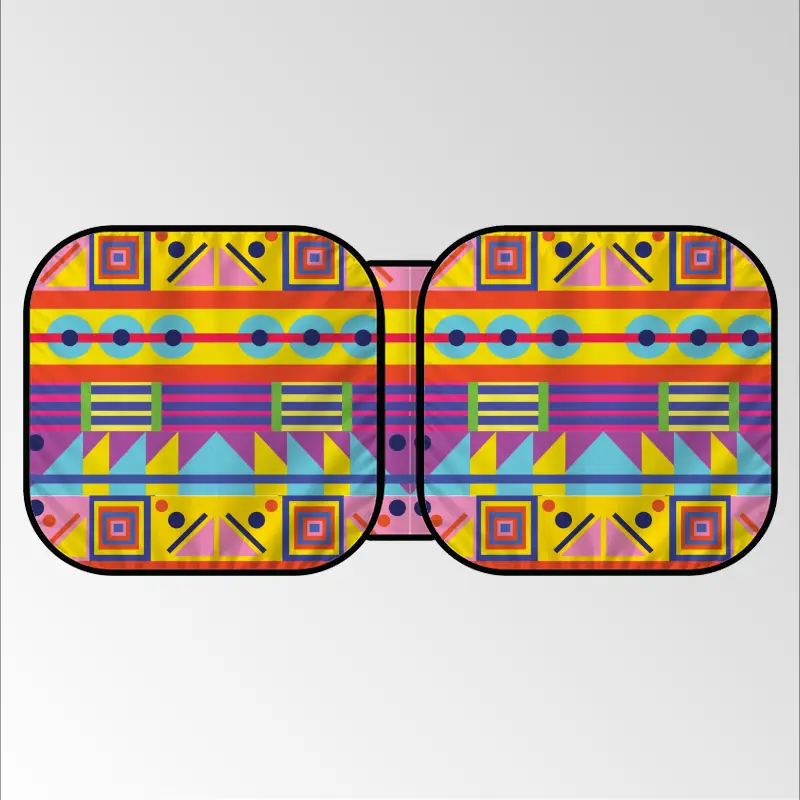 Color pop Car Sunshade