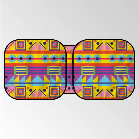 Color pop Car Sunshade