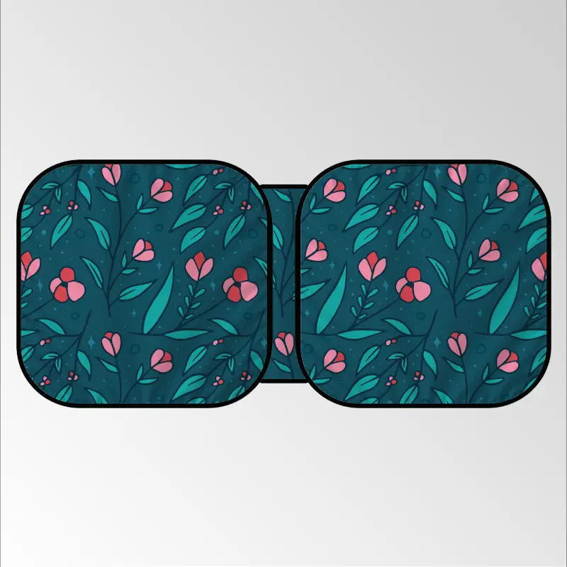 Roses Car Sunshade