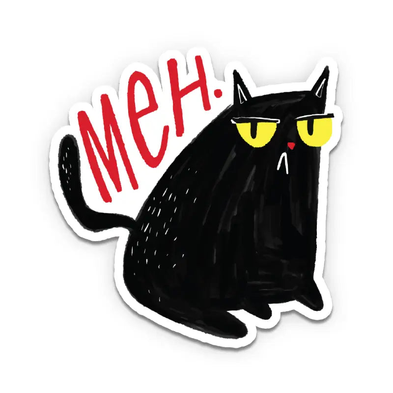 Meh Cat Sticker