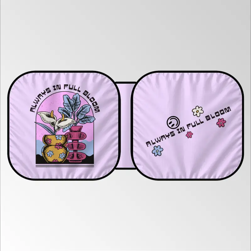 Always in full bloom Car Sunshade