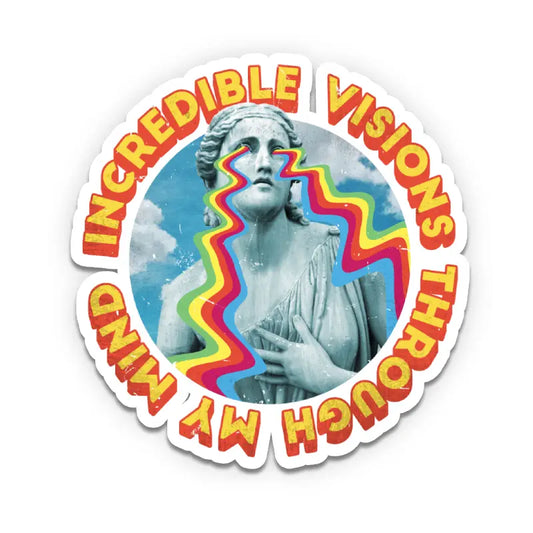incredible visions Sticker