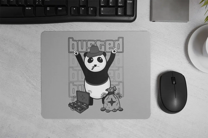 Busted Panda Mousepad