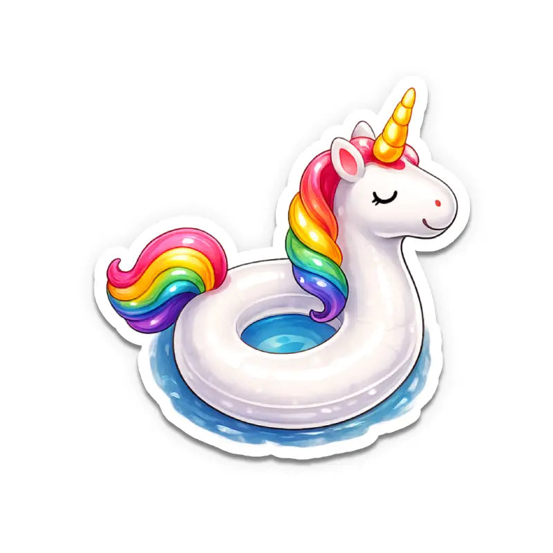 Floater unicorn Sticker