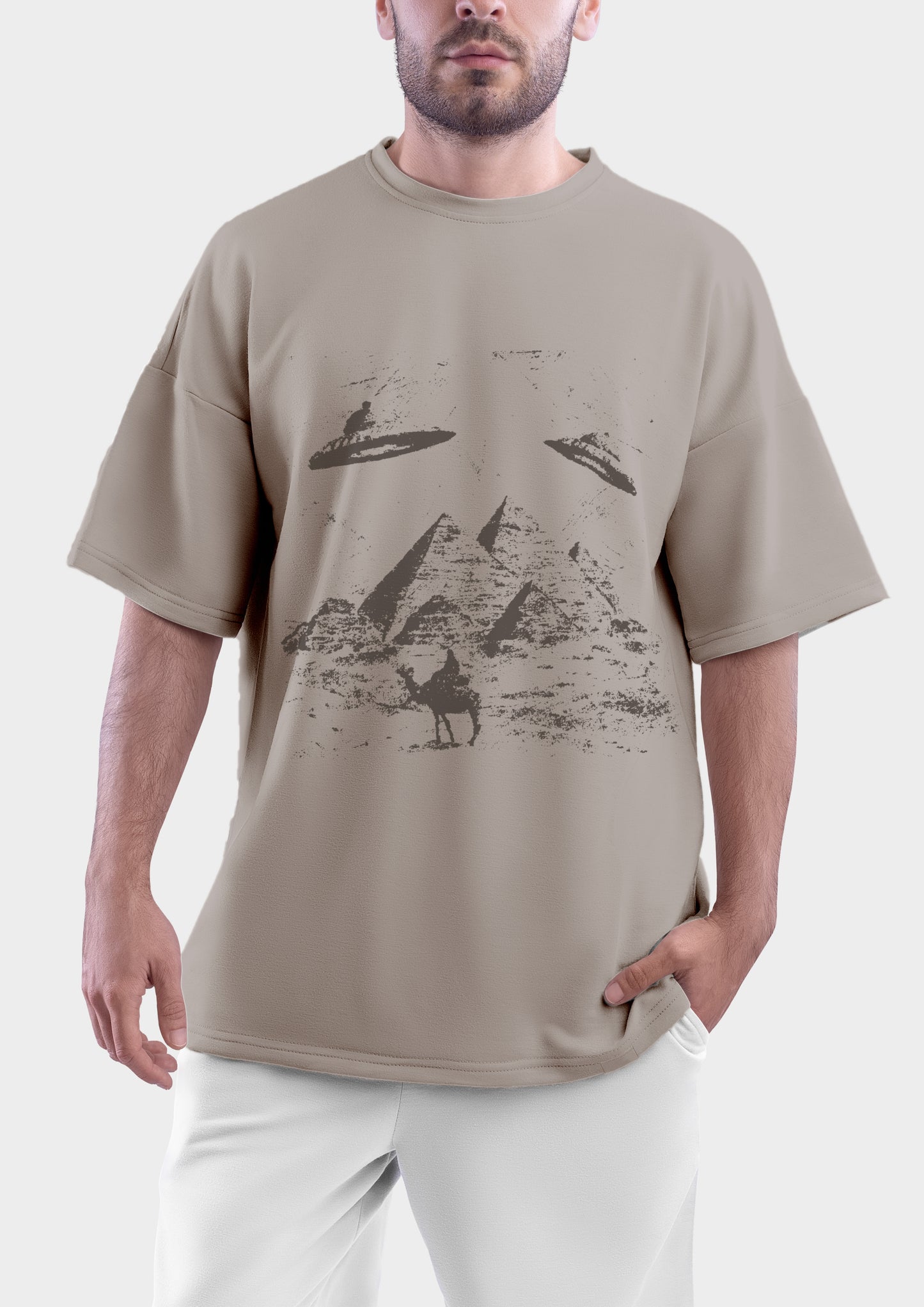 UFO Pyramids Oversized T shirt