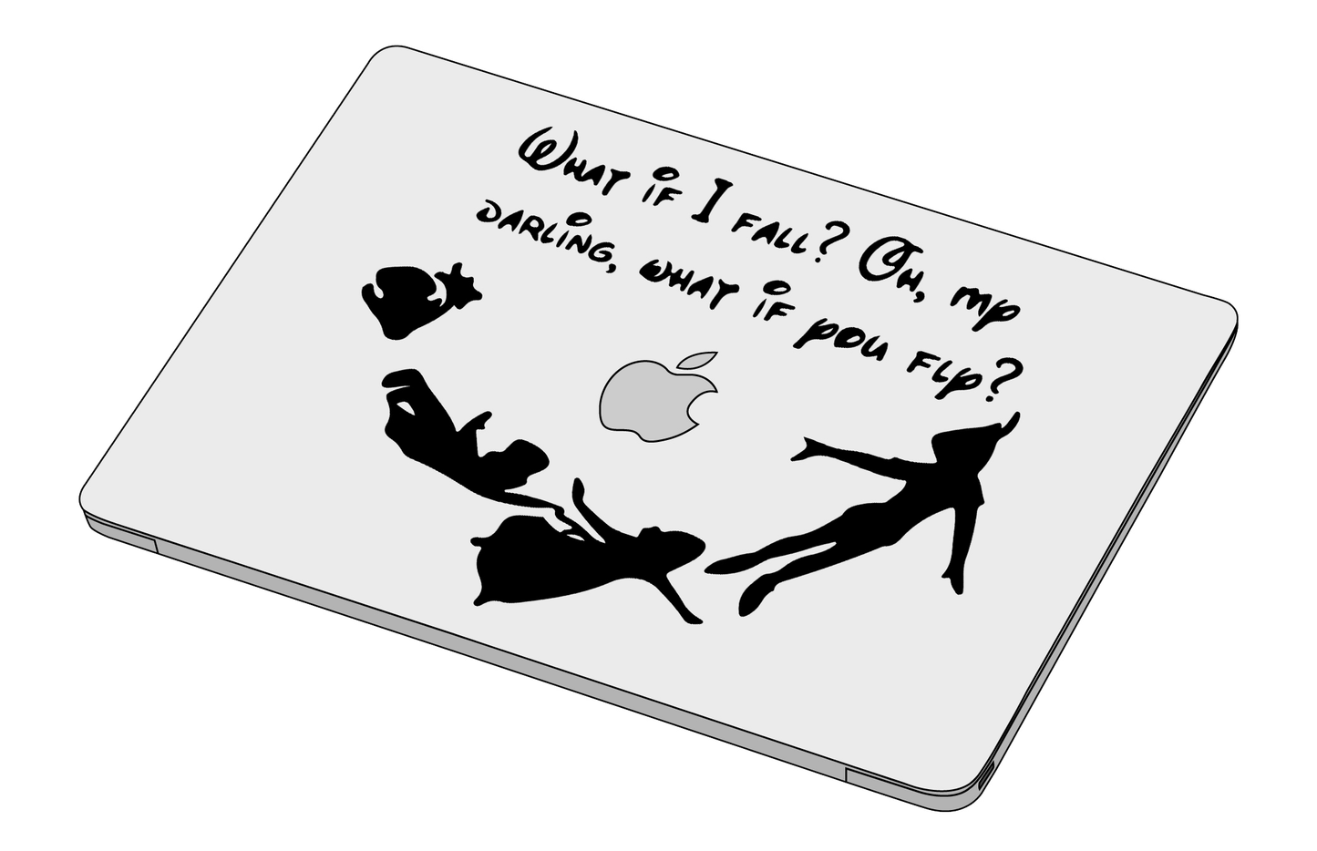 What If I Fall?-Macbook sticker-[Laptop stickers in Egypt]-[MacBook Stickers in Egypt]-sticktop