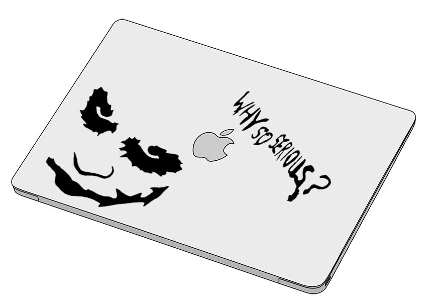 Why so serious? sticker-Macbook sticker-]-Best laptop stickers in Egypt.-sticktop