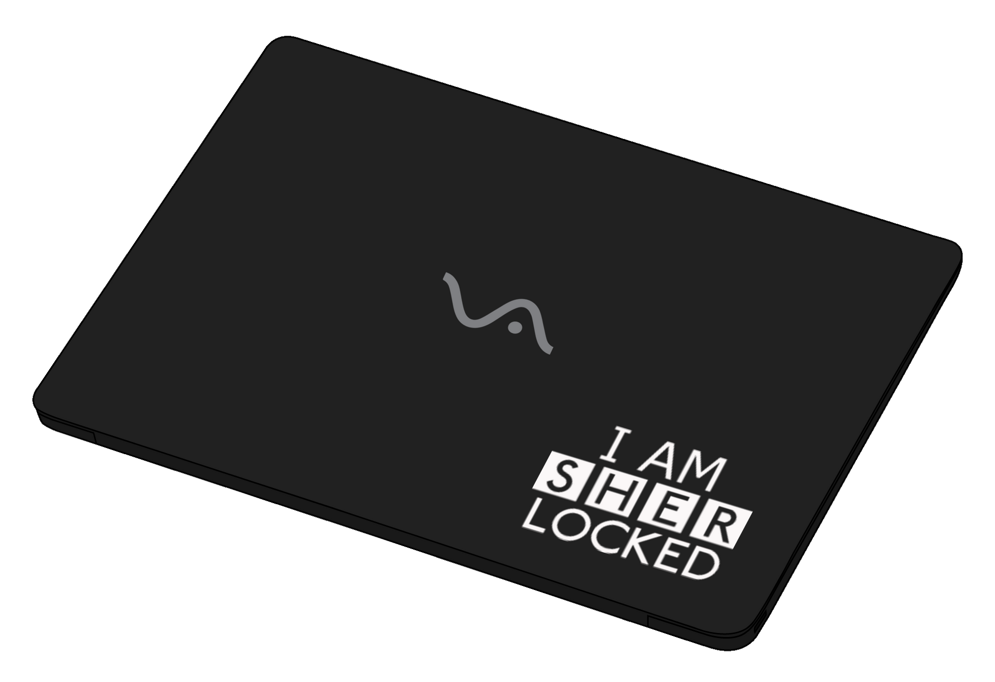 I am Sherlocked sticker-Decal-]-Best laptop stickers in Egypt.-sticktop