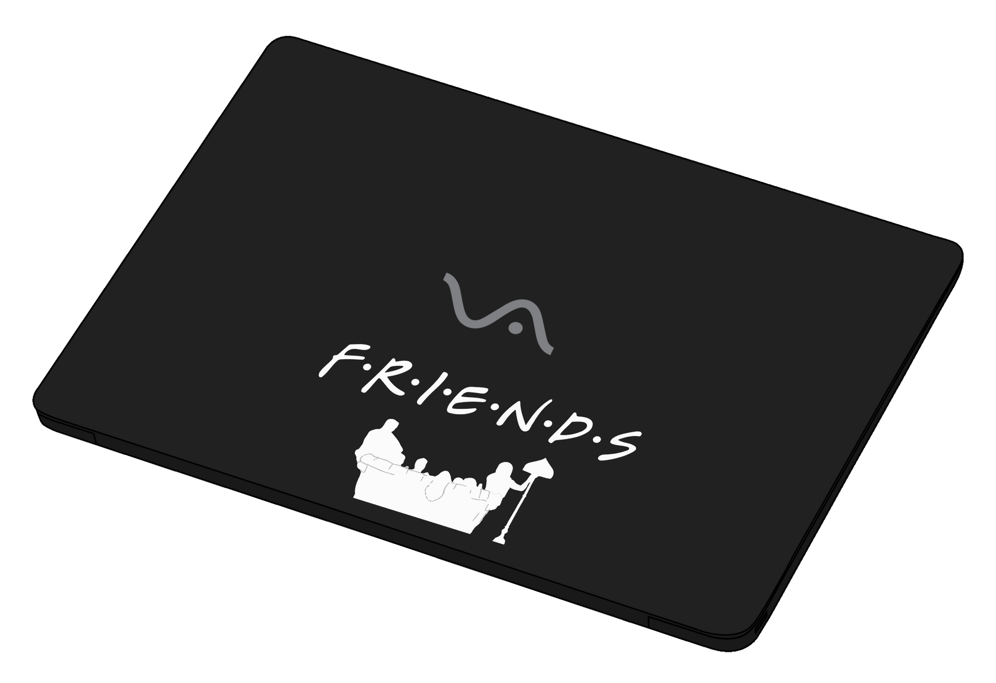 friends couch sticker-Decal-]-Best laptop stickers in Egypt.-sticktop