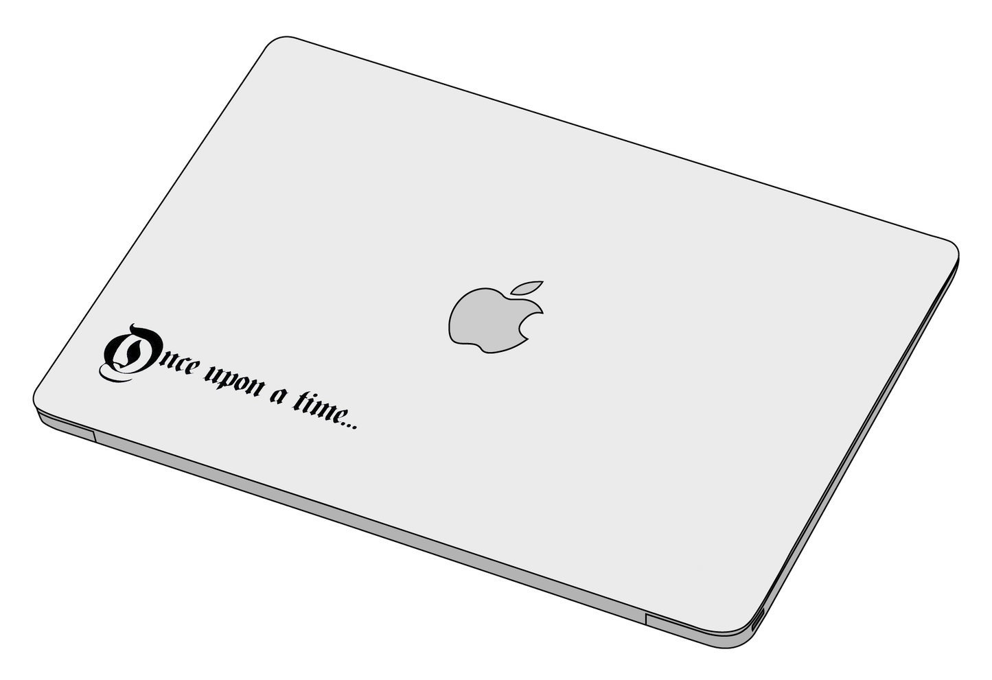 Once upon a time sticker-Decal-]-Best laptop stickers in Egypt.-sticktop