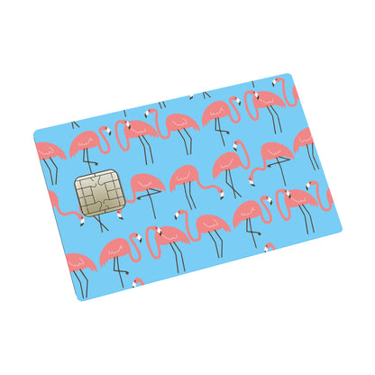 Flamingo Credit card Sticker