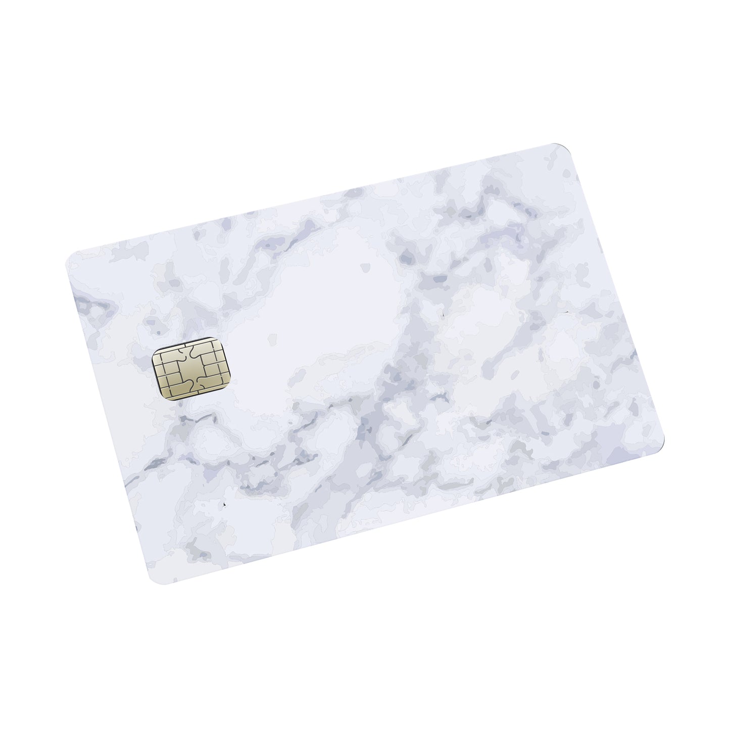 Cararra white marble Credit card Sticker