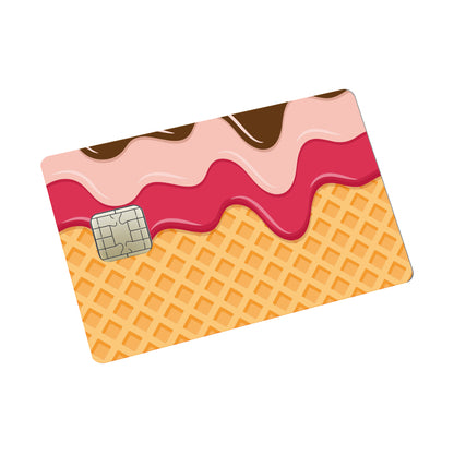 Scoops and sprinkle Credit card Sticker