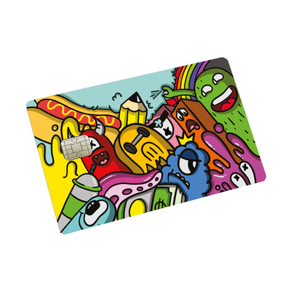 Monsters Credit card Sticker