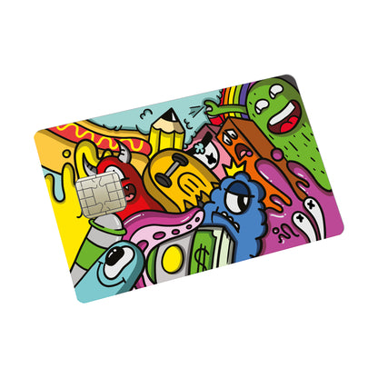 Monsters Credit card Sticker