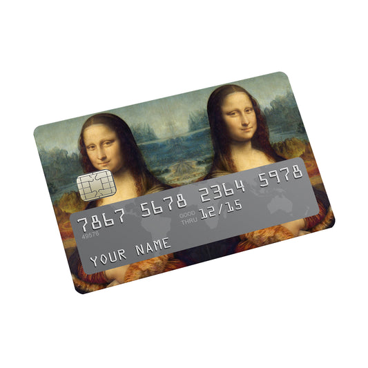 Mona Lisa Credit Card Sticker