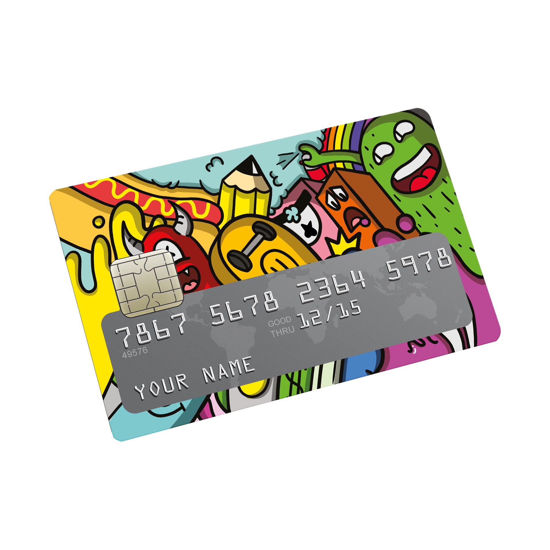 Monsters Credit card Sticker – MADD
