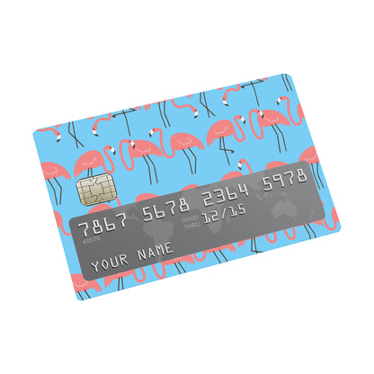Flamingo Credit card Sticker