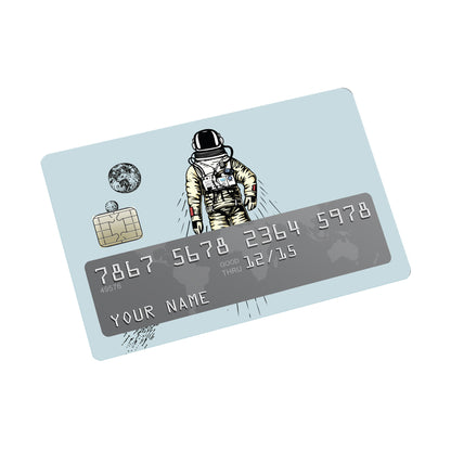Cosmic Adventure Credit Card Sticker