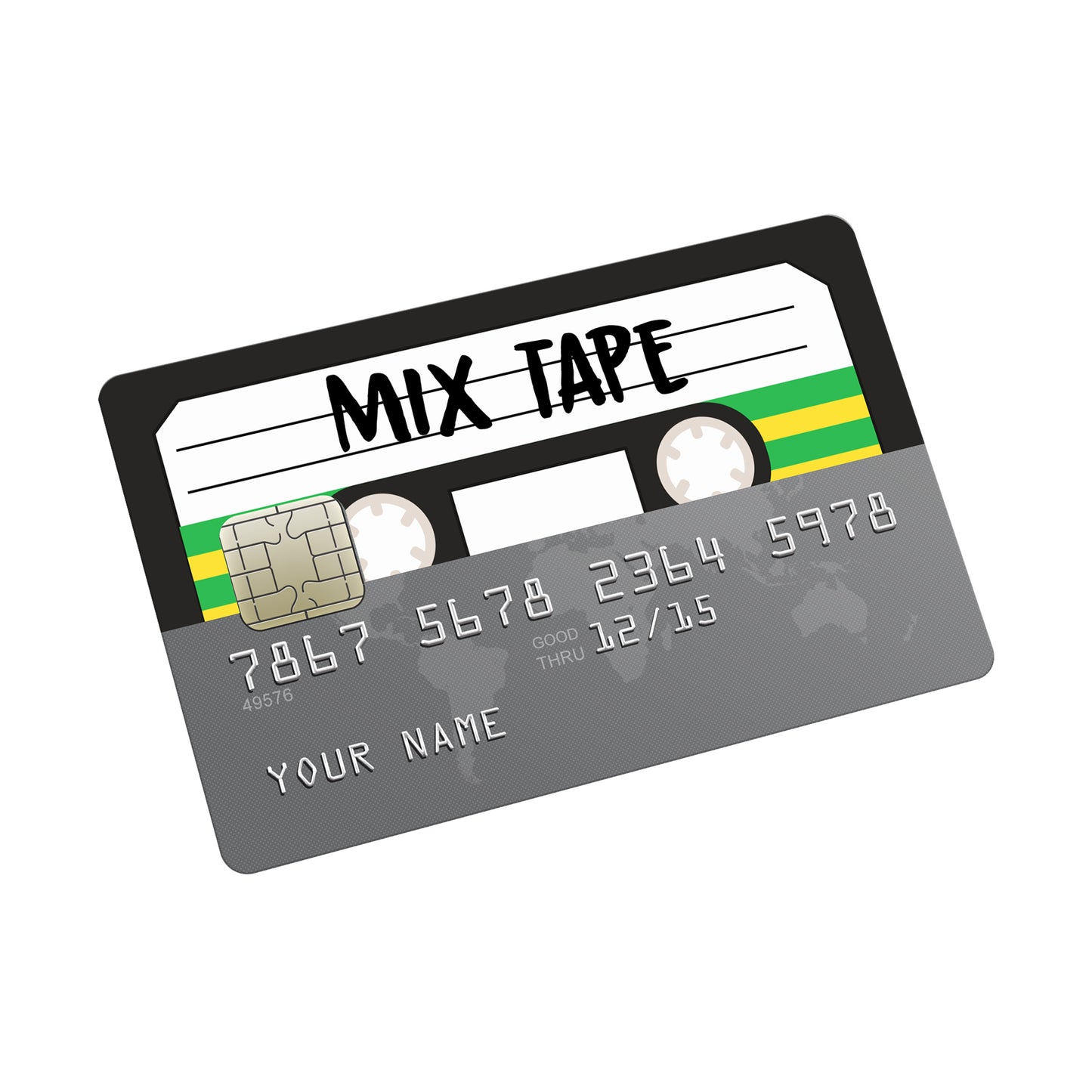Mixtape Credit card Sticker