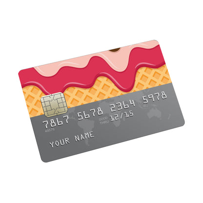Scoops and sprinkle Credit card Sticker