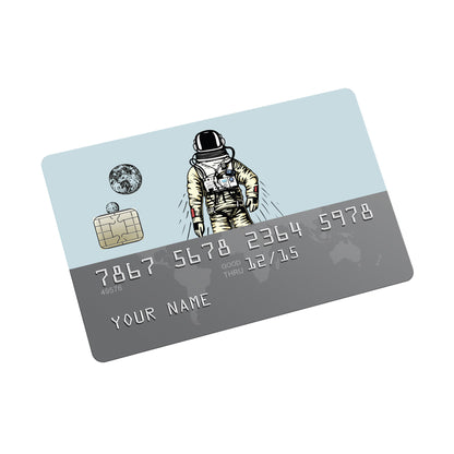 Cosmic Adventure Credit Card Sticker