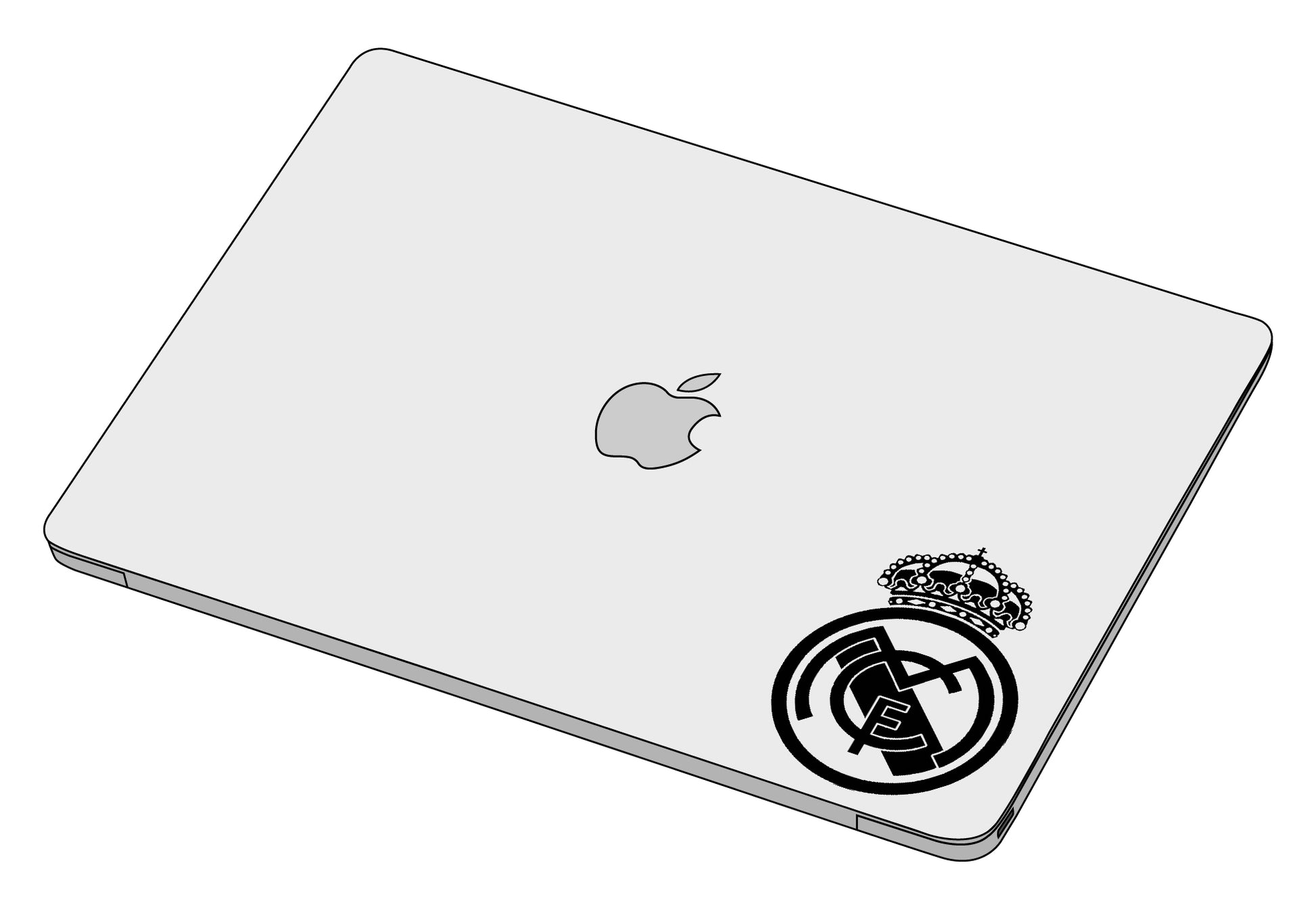 Real madrid logo sticker-Decal-]-Best laptop stickers in Egypt.-sticktop