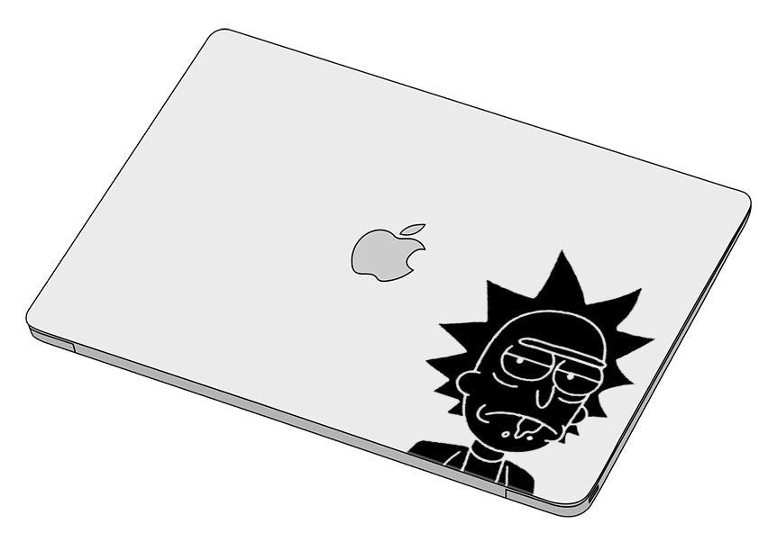 Ricks' face sticker-Decal-]-Best laptop stickers in Egypt.-sticktop