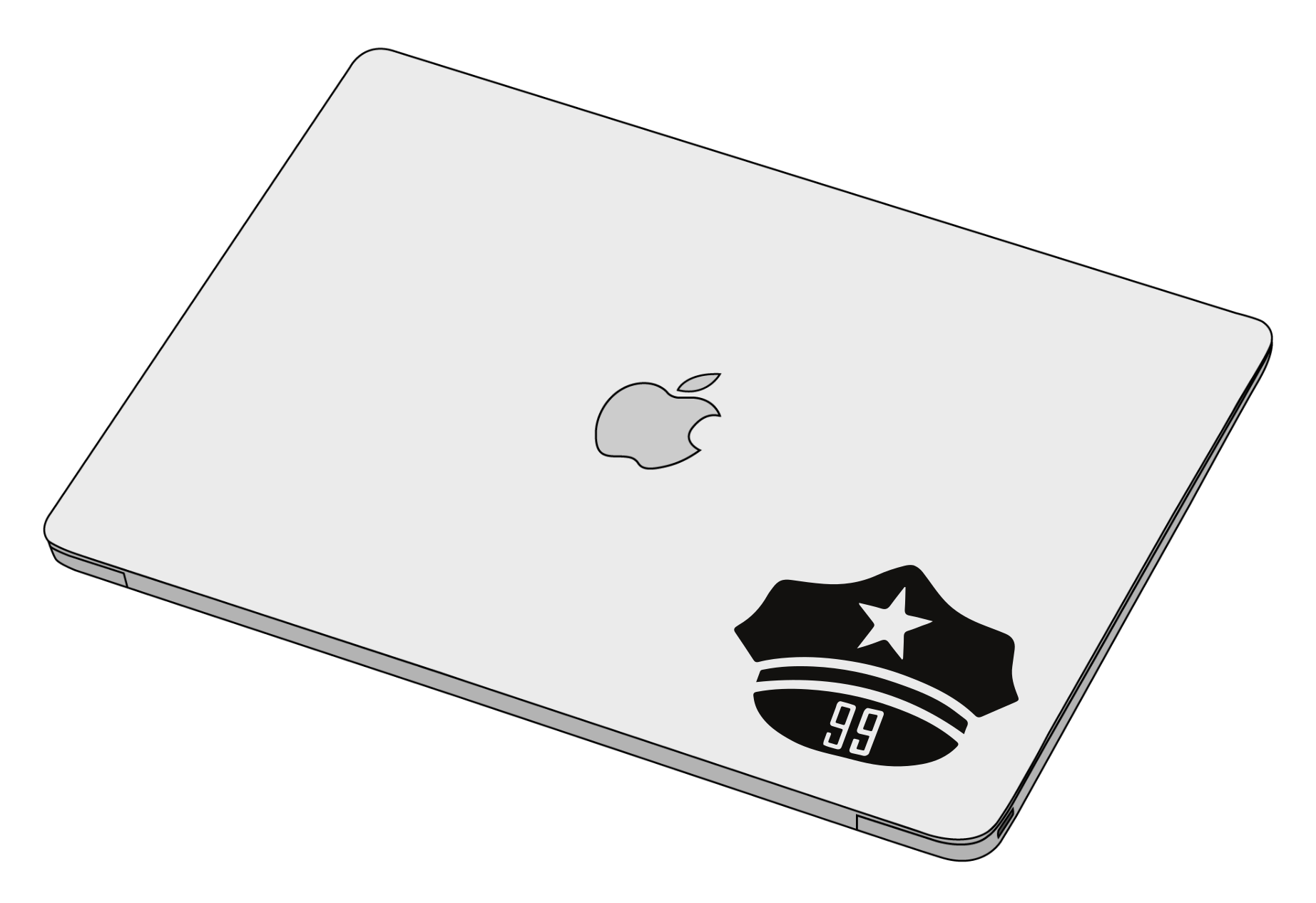 Police hat 99 sticker – MADD