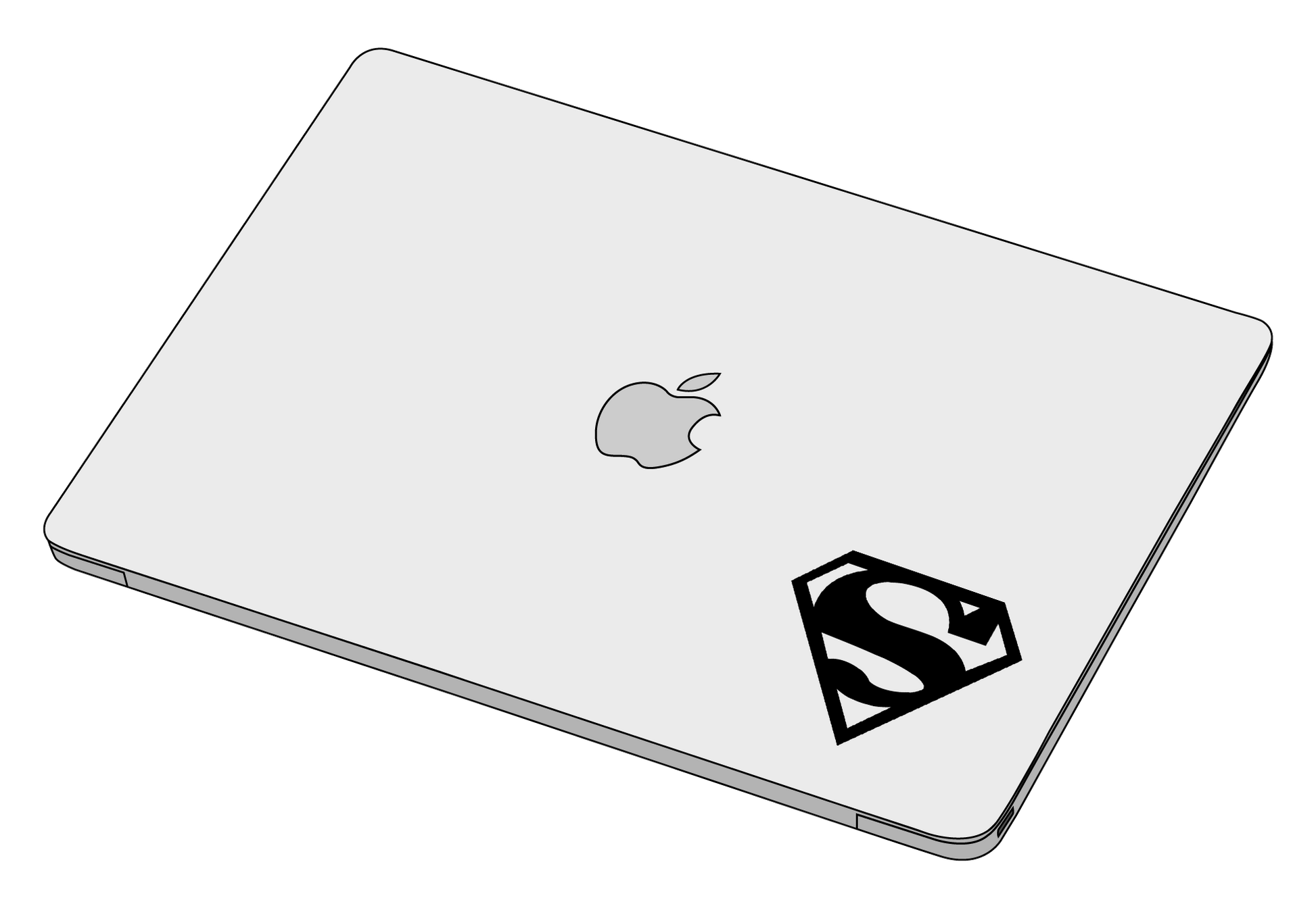 Superman Logo sticker-Decal-]-Best laptop stickers in Egypt.-sticktop