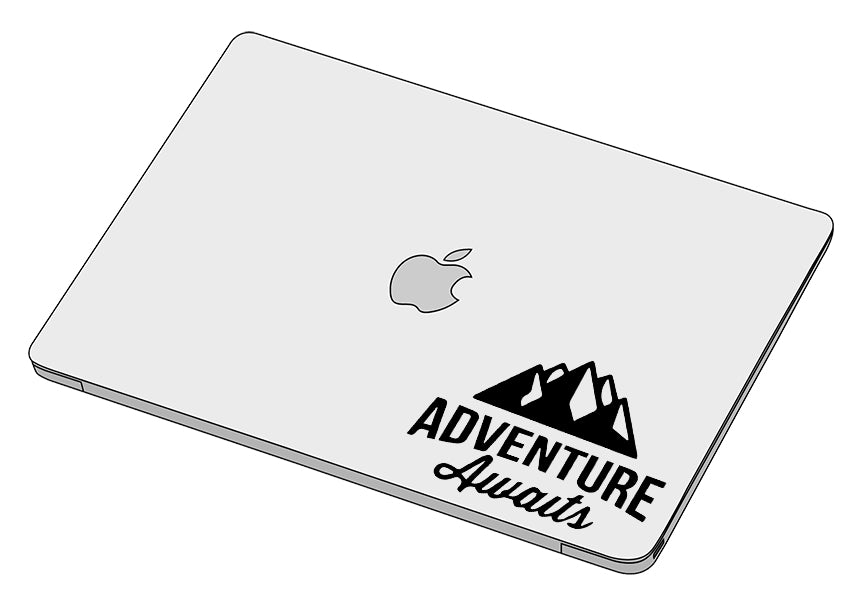 Adventure Awaits Mountains sticker-Decal-]-Best laptop stickers in Egypt.-sticktop