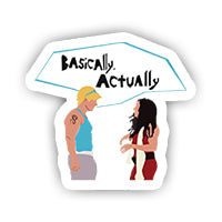 Basically Actually Sticker – MADD