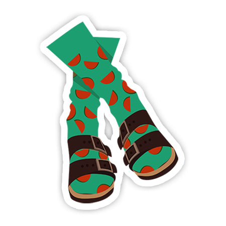 Birkenstock Socks sticker-Minis-MADD-[Laptop sticker Egypt]-[Laptop sticker in Egypt]-sticktop