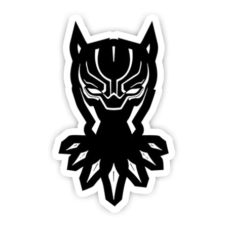 Black panther sticker-Minis-MADD-[Laptop sticker Egypt]-[Laptop sticker in Egypt]-sticktop