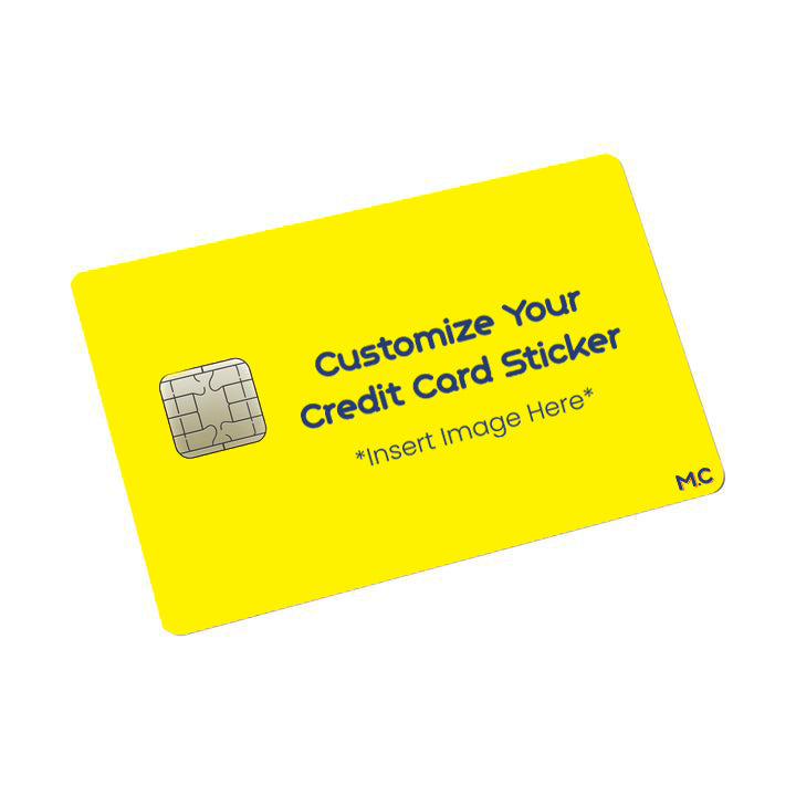 Customize Your Credit Card Sticker