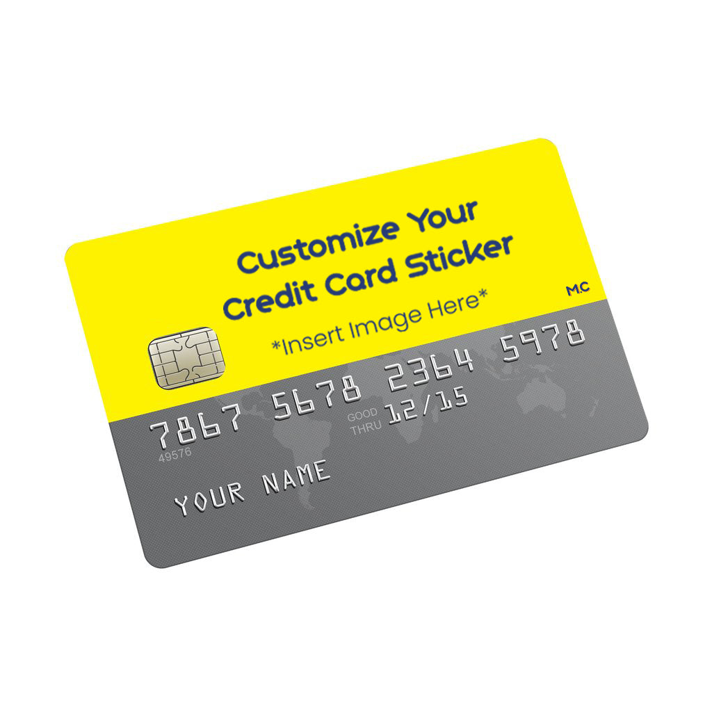 Customize Your Credit Card Sticker