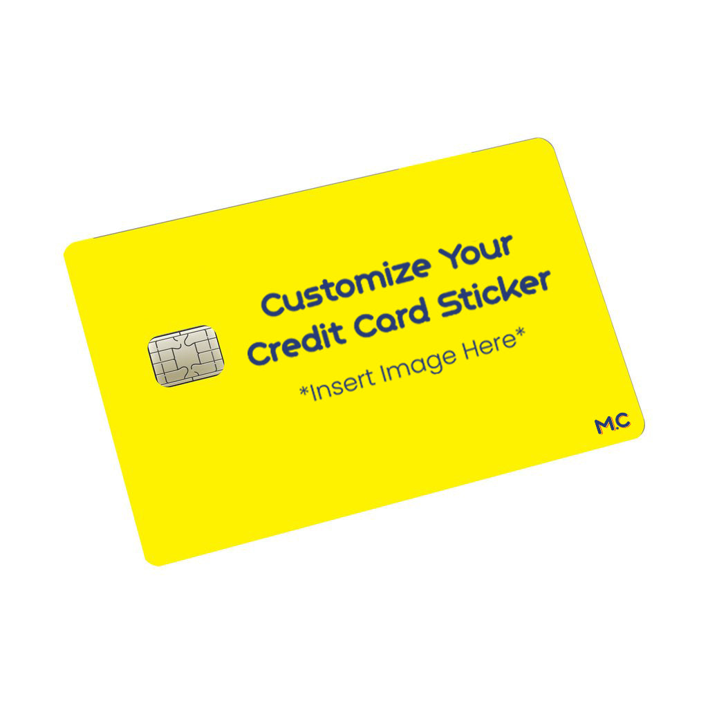 Customize Your Credit Card Sticker