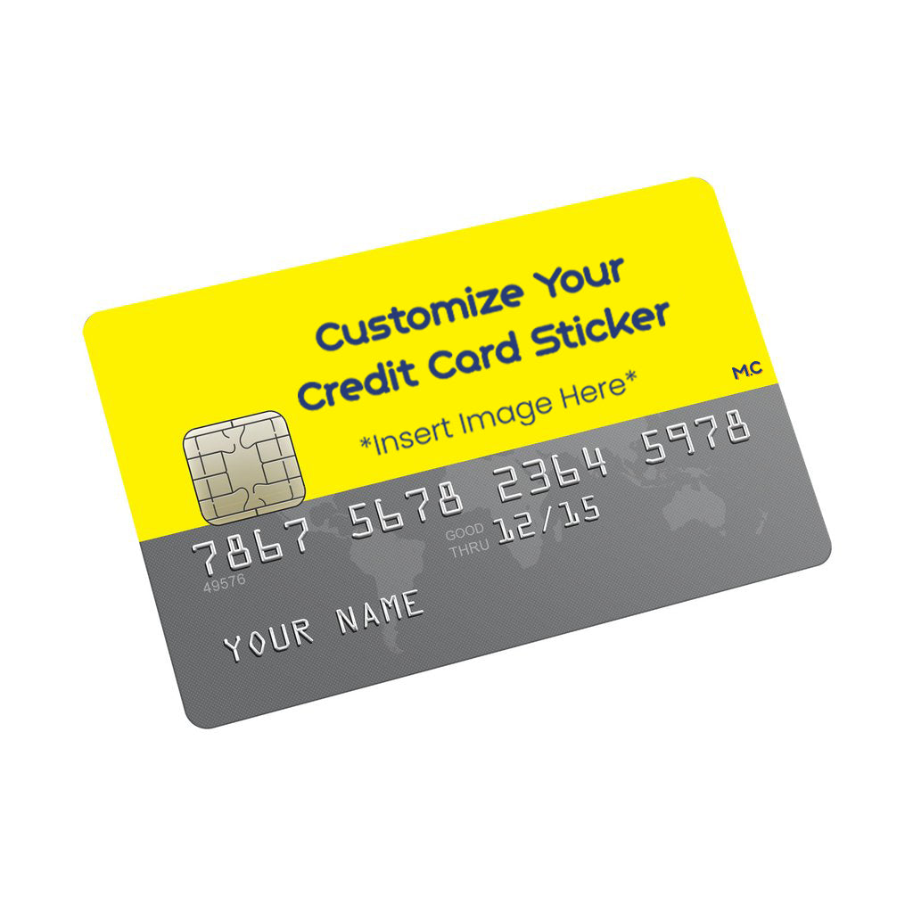 Customize Your Credit Card Sticker
