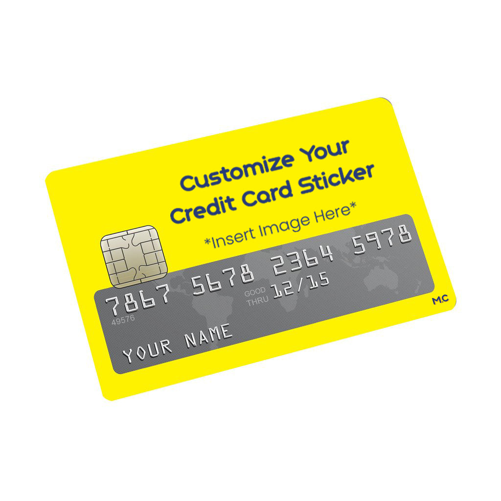 Customize Your Credit Card Sticker