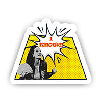 comic I KNOW sticker?-Minis-MADD-[Laptop sticker Egypt]-[Laptop sticker in Egypt]-sticktop