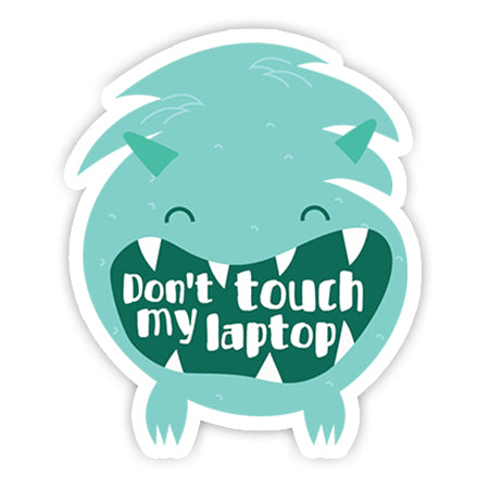 Don't touch my laptop Sticker-Minis-MADD-[Laptop sticker Egypt]-[Laptop sticker in Egypt]-sticktop