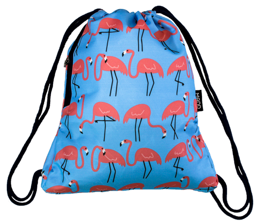 Flamingo Flair String Bag