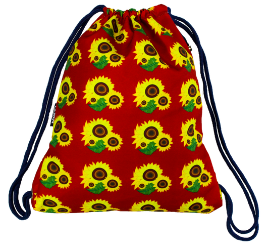 Sunflower Red String Bag