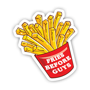 Fries before guys sticker-Minis-MADD-[Laptop sticker Egypt]-[Laptop sticker in Egypt]-sticktop