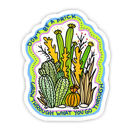 Grow through what you go through sticker-Minis-MADD-[Laptop sticker Egypt]-[Laptop sticker in Egypt]-sticktop