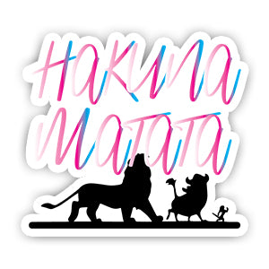 Hakuna Matata Sticker-Minis-MADD-[Laptop sticker Egypt]-[Laptop sticker in Egypt]-sticktop