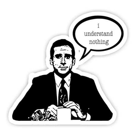 I understand nothing sticker-Minis-MADD-[Laptop sticker Egypt]-[Laptop sticker in Egypt]-sticktop